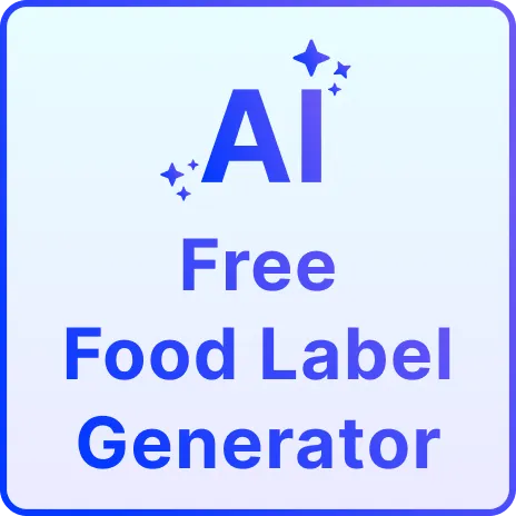 Free AI Food Label Generator, Free Online Label Maker